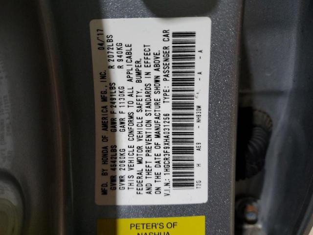 2017 HONDA ACCORD TOU - 1HGCR3F9XHA031256