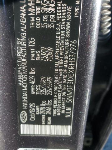 2024 HYUNDAI TUCSON SEL - 5NMJF3DEXRH337976