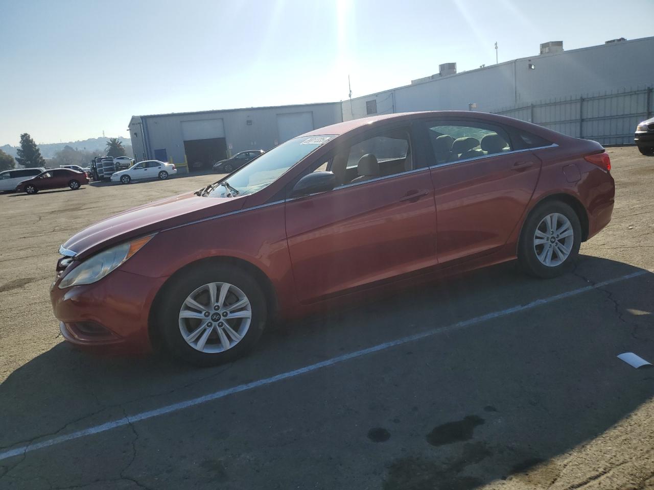 Lot #3237030989 2012 HYUNDAI SONATA GLS