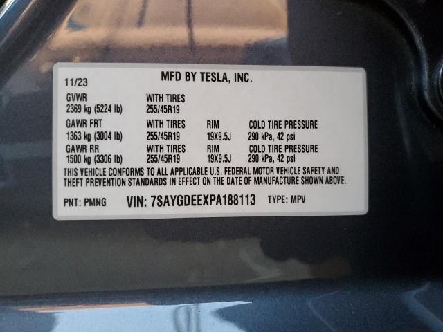 2023 TESLA MODEL Y - 7SAYGDEEXPA188113