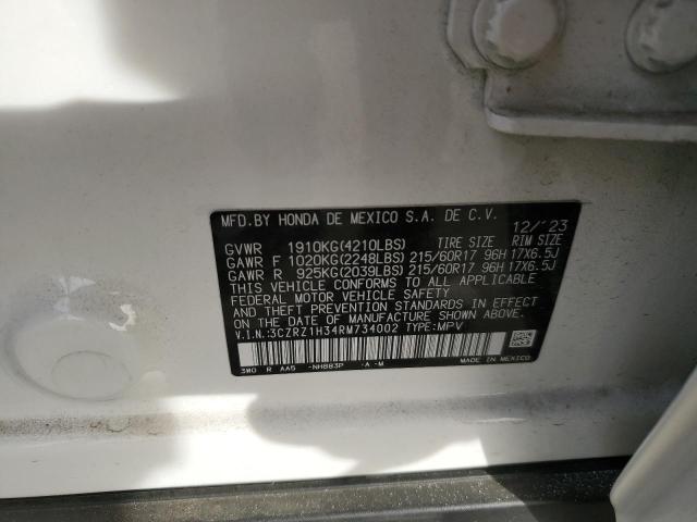 2024 HONDA HR-V LX - 3CZRZ1H34RM734002