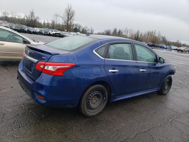 NISSAN SENTRA S 2019 blue  Gasoline 3N1AB7AP6KY379407 photo #4