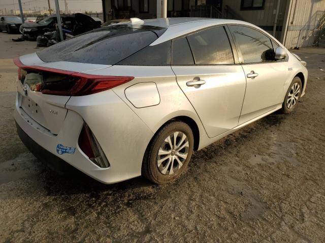 TOYOTA PRIUS PRIM 2021 silver  Hybrid JTDKAMFP2M3186033 photo #4