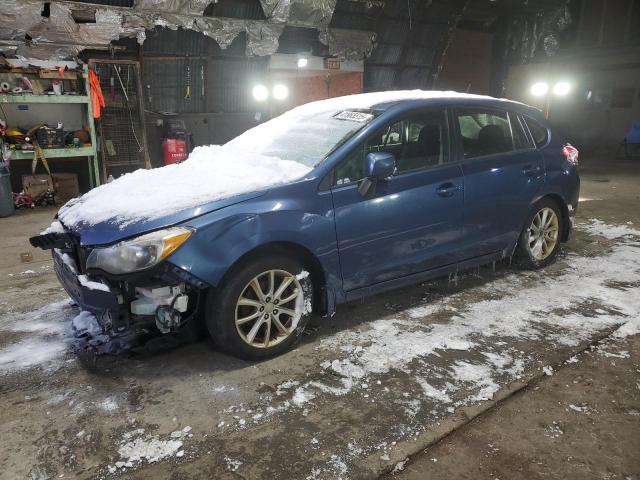 SUBARU IMPREZA PR 2013 blue station gas JF1GPAC62DH809318 photo #1