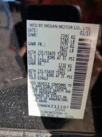 2015 NISSAN MURANO S - 5N1AZ2MH6FN211197