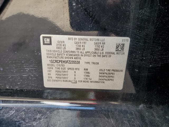 2015 CHEVROLET SILVERADO 1GCRCPEH9FZ235538