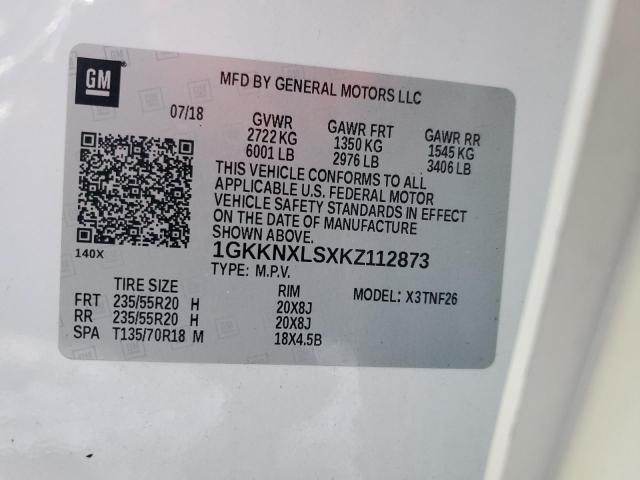2019 GMC ACADIA DEN - 1GKKNXLSXKZ112873