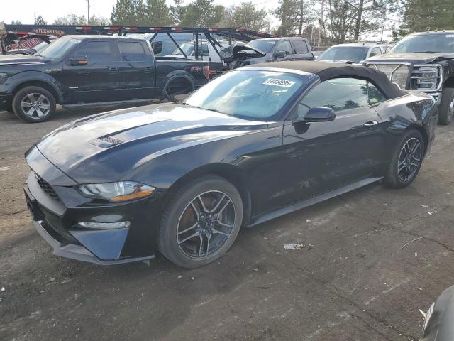 FORD MUSTANG 2019 black  gas 1FATP8UH8K5169993 photo #1