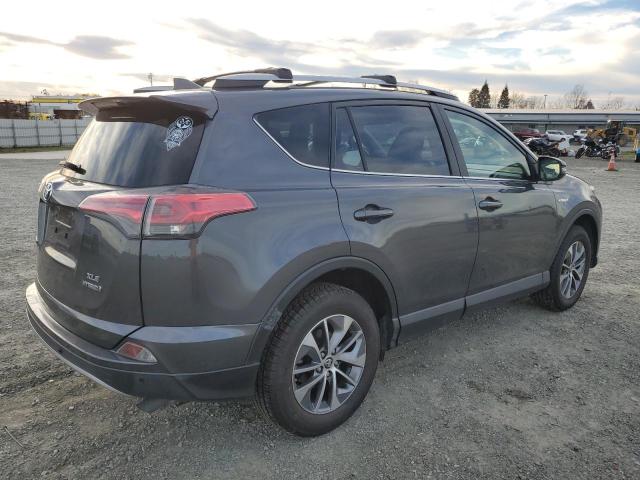 TOYOTA RAV4 HV LE 2017 gray  hybrid engine JTMRJREV1HD092771 photo #4