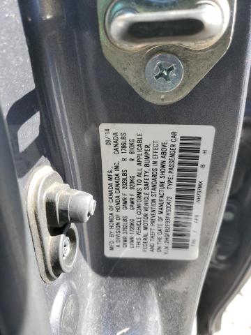 2015 HONDA CIVIC EXL - 2HGFB2F93FH500472