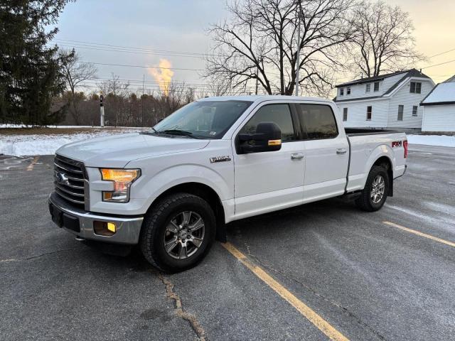 FORD F150 SUPER 2015 white crew pic gas 1FTFW1EF0FFA2203X photo #3