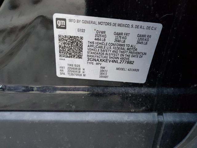 2022 CHEVROLET EQUINOX LT - 3GNAXKEV4NL277882