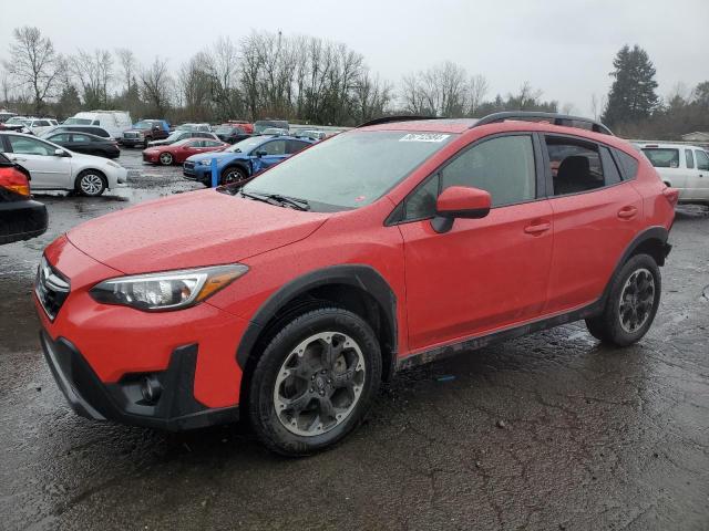 SUBARU CROSSTREK 2021 red  gas JF2GTAEC4M8323748 photo #1