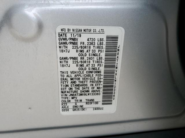 2020 NISSAN ROGUE S - JN8AT2MV9LW133360