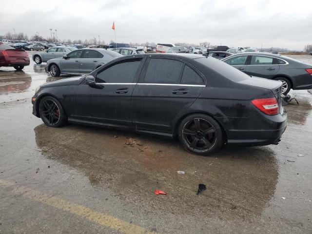 MERCEDES-BENZ C 300 4MAT 2012 black sedan 4d gas WDDGF8BB6CA726654 photo #3