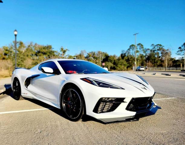 CHEVROLET CORVETTE S 2021 white  gas 1G1YB2D41M5101362 photo #1