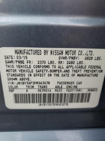 2015 INFINITI Q45 BASE JN1BV7AP3FM343078