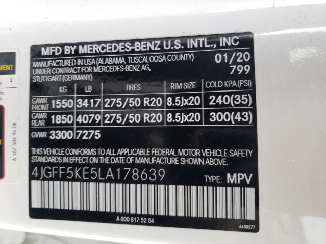 2020 MERCEDES-BENZ GLS 450 4M - 4JGFF5KE5LA178639