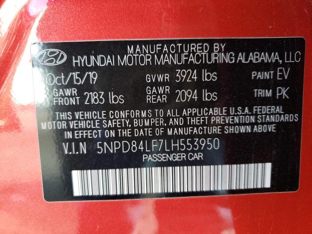 2020 HYUNDAI ELANTRA SE - 5NPD84LF7LH553950