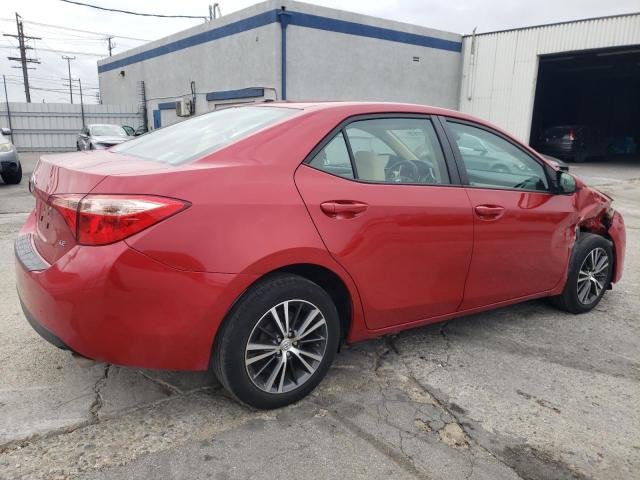 TOYOTA COROLLA L 2018 red  gas 5YFBURHE0JP760339 photo #4