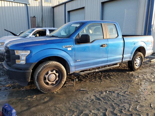 FORD F150 SUPER 2016 blue  gas 1FTEX1EP9GFC01349 photo #1