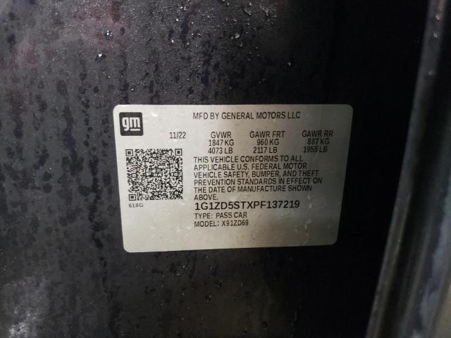 2023 CHEVROLET MALIBU LT - 1G1ZD5STXPF137219