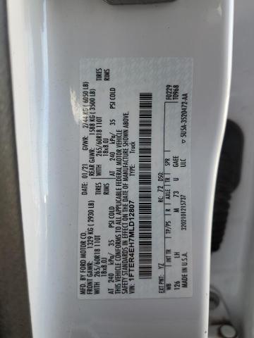 2021 FORD RANGER XL - 1FTER4EH7MLD12807