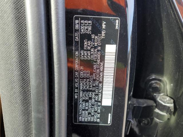 2019 VOLVO XC60 T6 MO LYVA22RK2KB238887