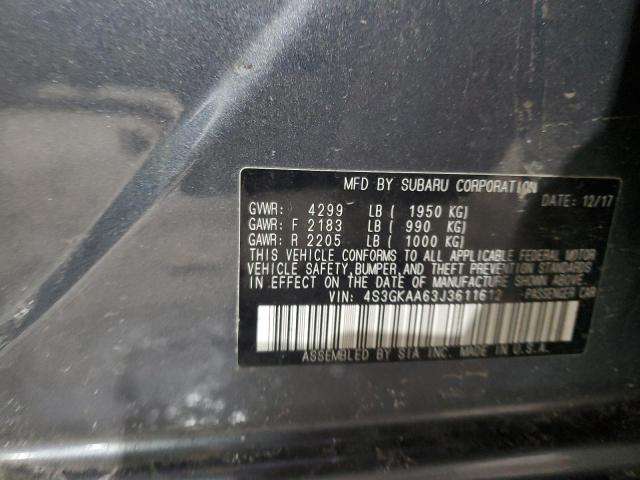 2018 SUBARU IMPREZA - 4S3GKAA63J3611612
