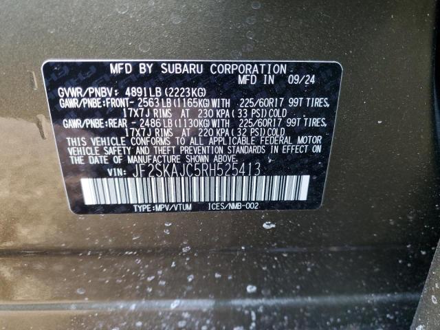 2024 SUBARU FORESTER W JF2SKAJC5RH525413