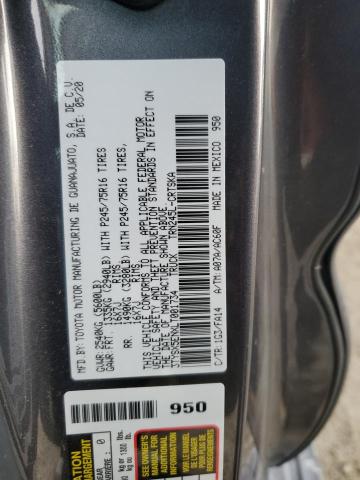 2020 TOYOTA TACOMA ACC 3TYSX5ENXLT001734