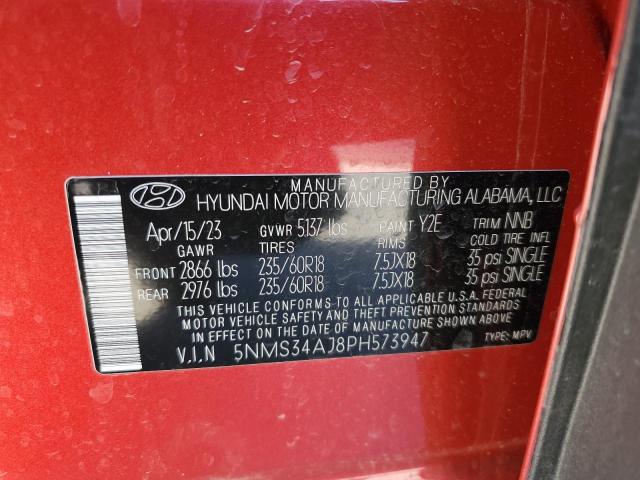 2023 HYUNDAI SANTA FE S - 5NMS34AJ8PH573947