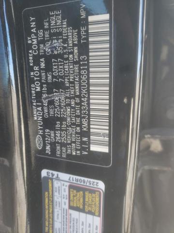 2019 HYUNDAI TUCSON LIM - KM8J33A42KU068113
