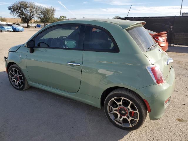 FIAT 500 SPORT 2015 green hatchbac gas 3C3CFFBR9FT667725 photo #3