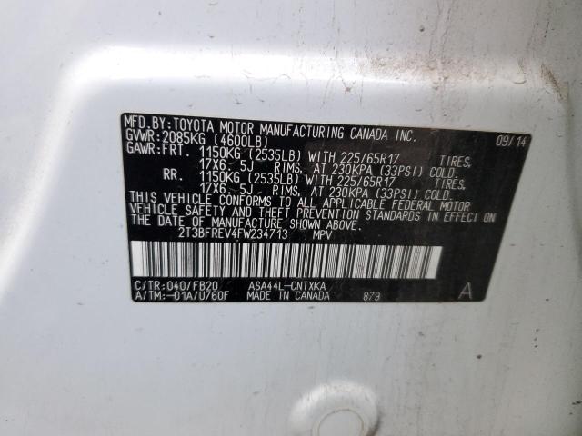 2015 TOYOTA RAV4 LE - 2T3BFREV4FW234713