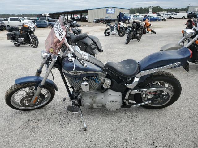 HARLEY-DAVIDSON FXST 2003 blue road/str gas 1HD1BHY193Y032590 photo #4