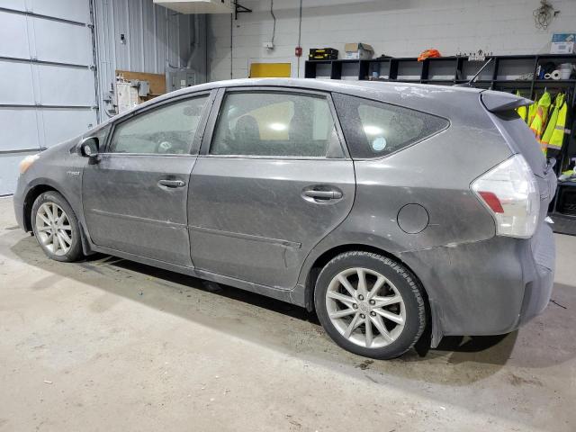 TOYOTA PRIUS V 2012 gray station hybrid engine JTDZN3EUXC3100437 photo #3