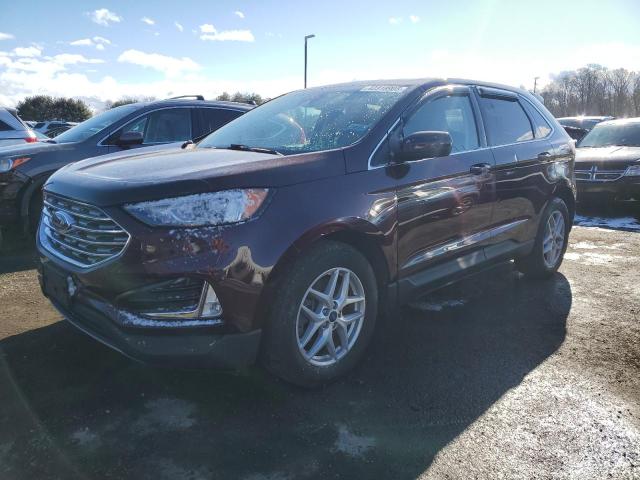 FORD EDGE SEL 2021 burgundy  gas 2FMPK4J97MBA26625 photo #1