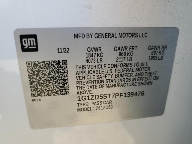 2023 CHEVROLET MALIBU LT - 1G1ZD5ST7PF139476