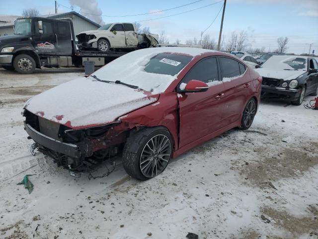 Vin: kmhd04lb3ju474892, lot: 54906365, hyundai elantra sport 2018 img_1