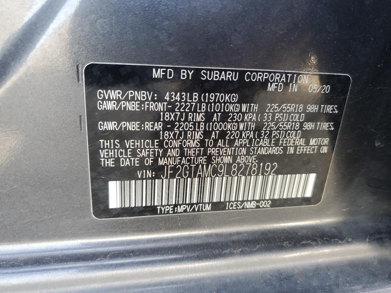 SUBARU CROSSTREK LIMITED