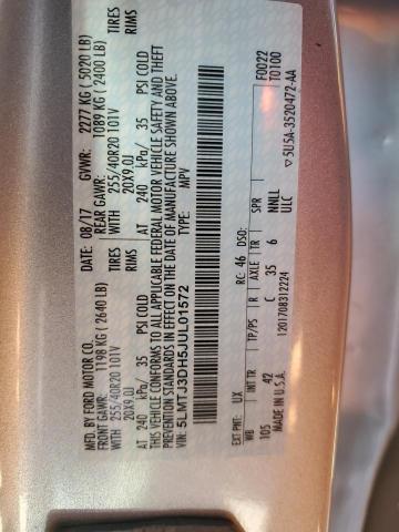 2018 LINCOLN MKC RESERV 5LMTJ3DH5JUL01572
