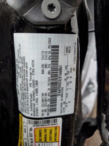2020 FORD FUSION SE 3FA6P0HD3LR166861