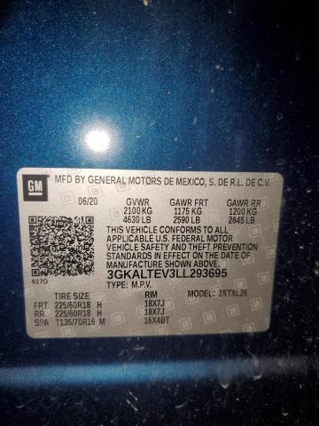 2020 GMC TERRAIN SL - 3GKALTEV3LL293695