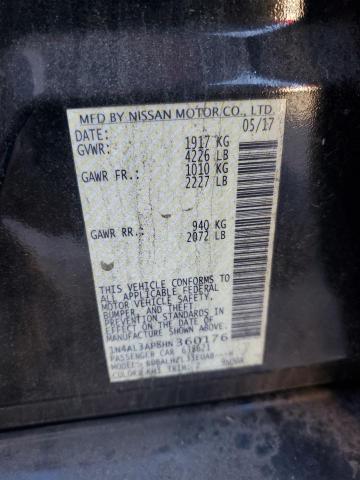 2017 NISSAN ALTIMA 2.5 - 1N4AL3AP8HN360176