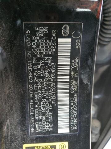 2015 LEXUS ES 350 - JTHBK1GG9F2193093