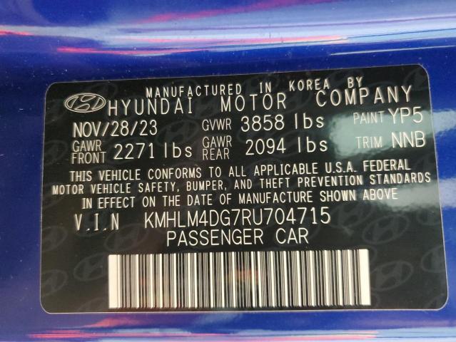 2024 HYUNDAI ELANTRA SE KMHLM4DG7RU704715