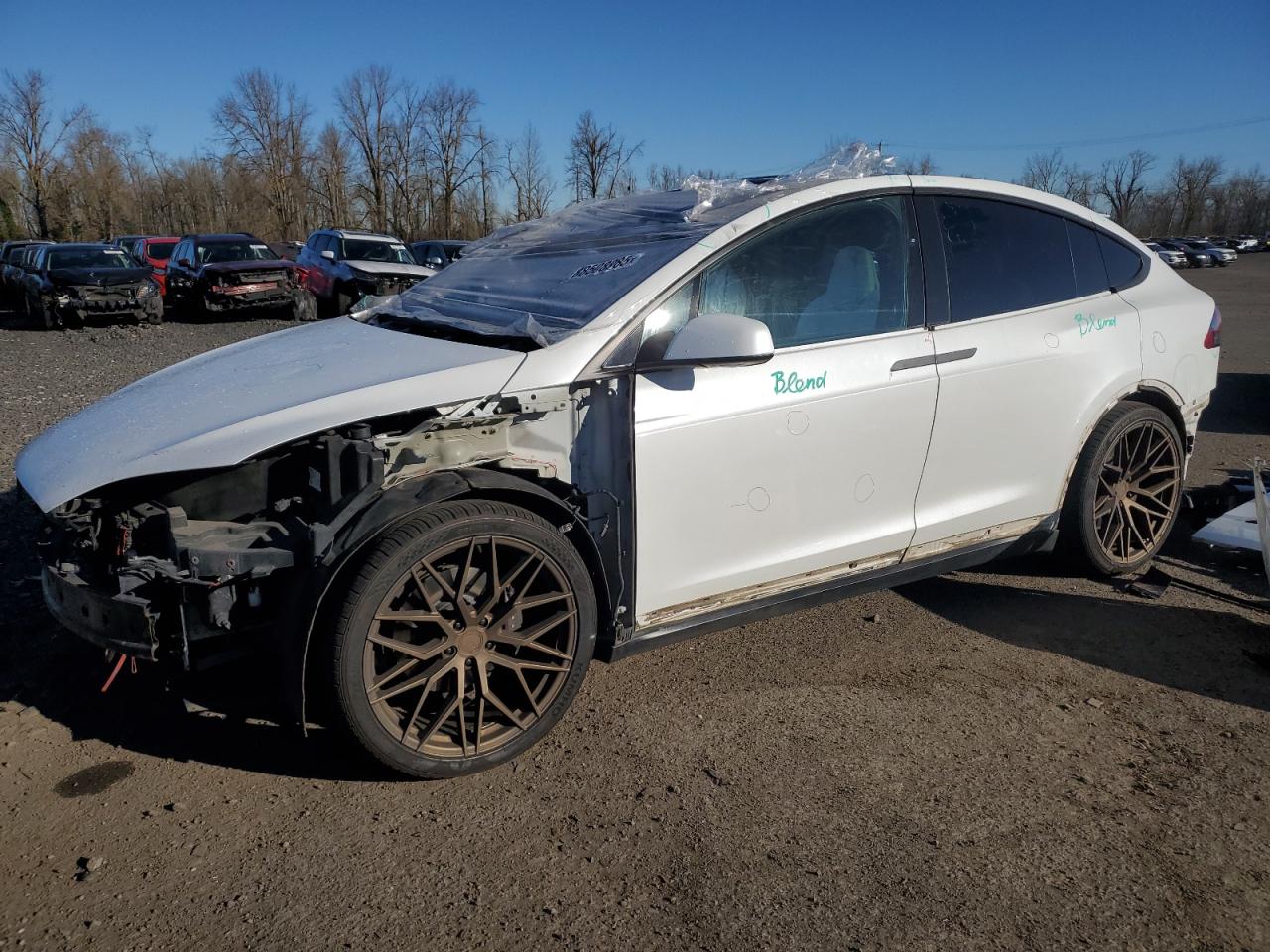 5YJXCAE27HF075426 TESLA MODEL X 2017