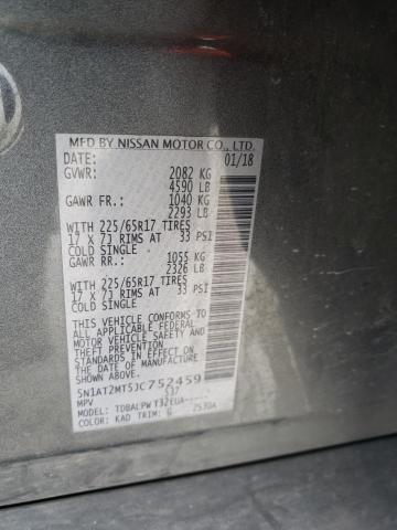 2018 NISSAN ROGUE S - 5N1AT2MT5JC752459