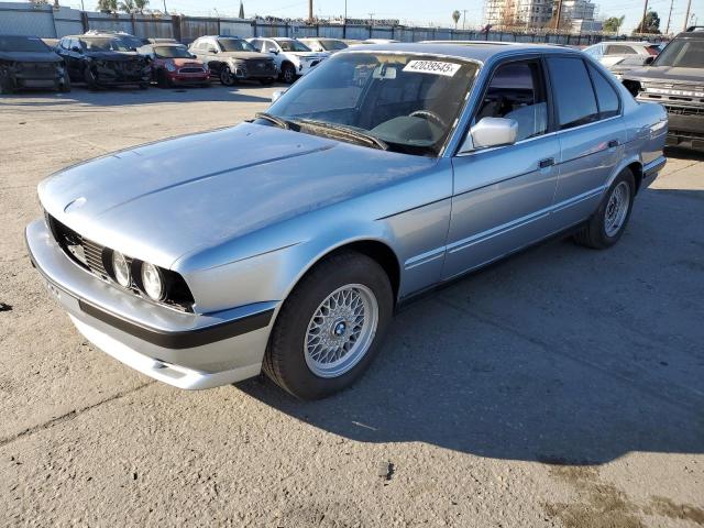 BMW 525 I 1992 blue  gas WBAHD5316NBF98146 photo #1